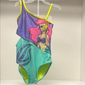 New Disney Little Mermaid Kids Swimwear - Purple, Green swim dress